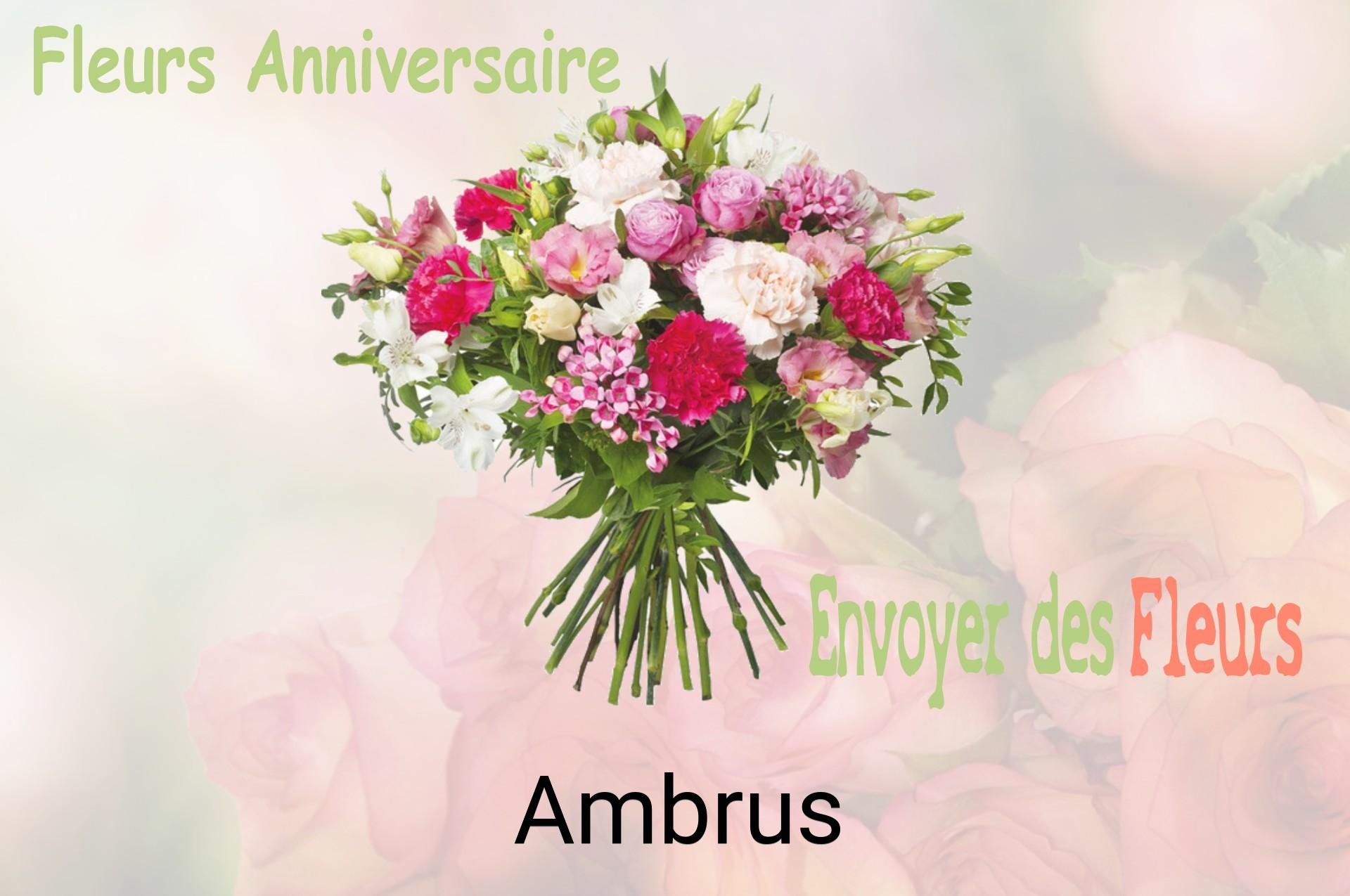Bouquet de fleurs d’anniversaire livré à Ambrus